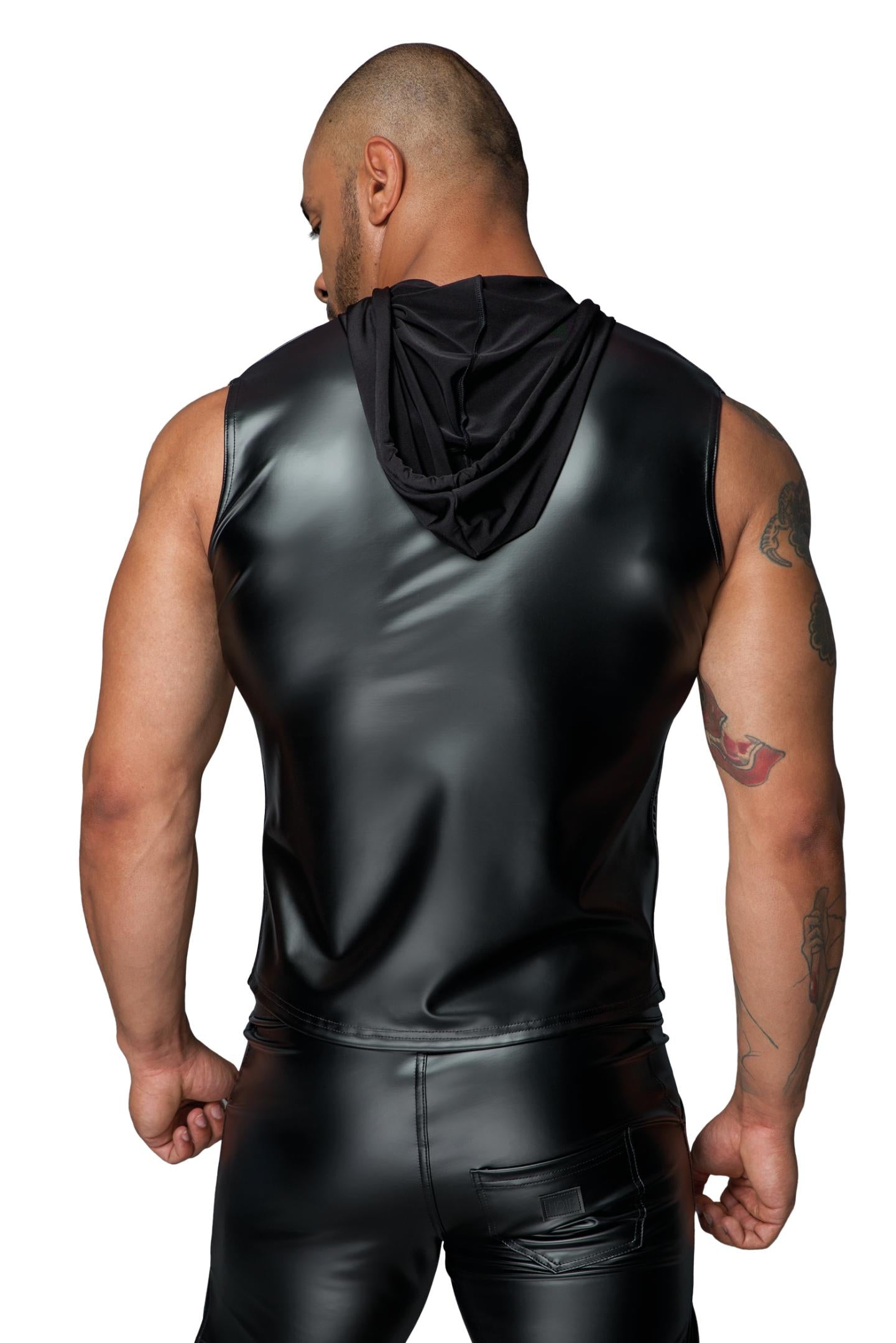 Hooded Shirt with 2-way zipper H062 - 3XL