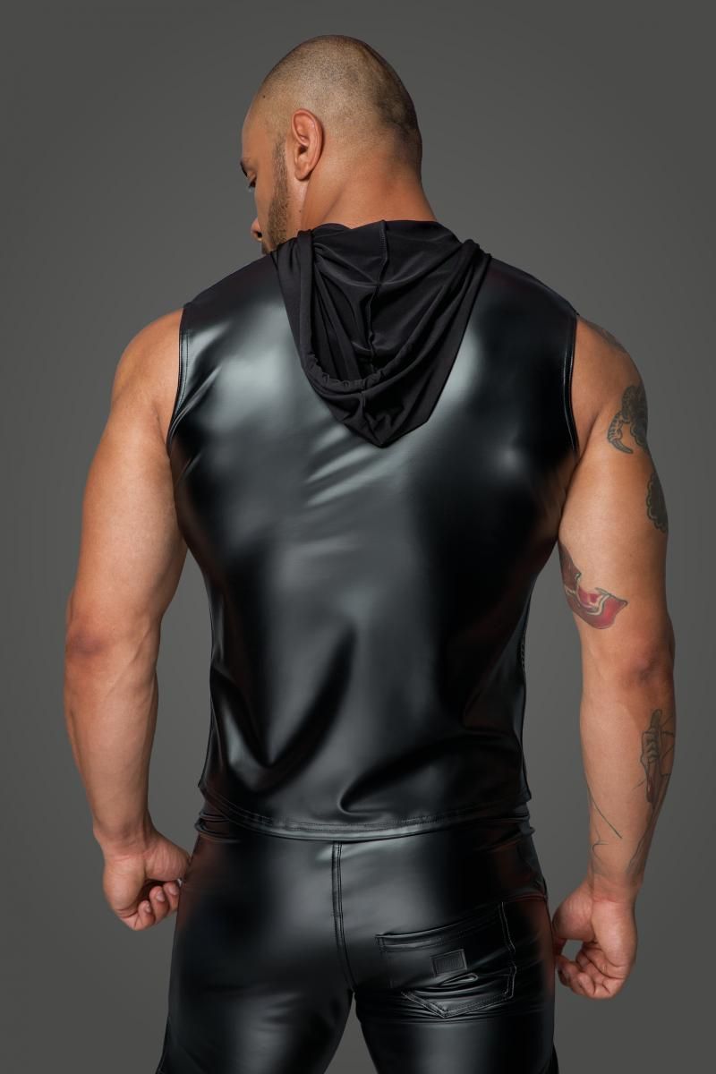 Hooded Shirt with 2-way zipper H062 - 3XL